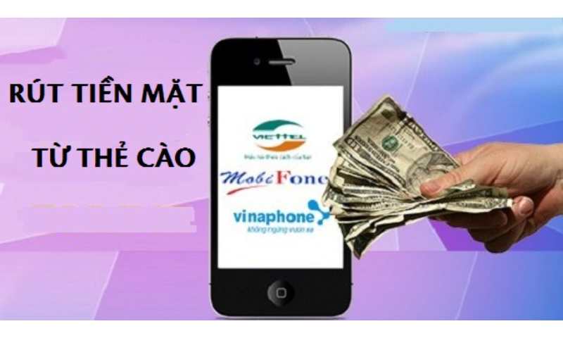 Phương pháp rút tiền Vty04 thông qua thẻ cào điện thoại